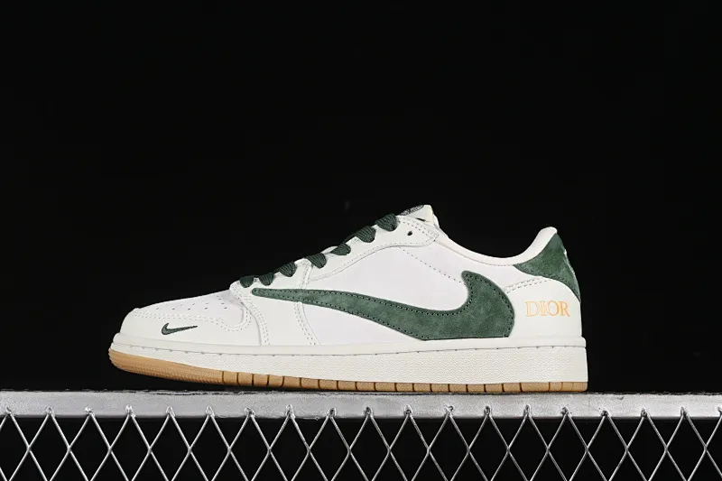 All categories Air Jordan Jordan series basketball shoes Air Jordan 1 Low High-end customized low-top sneakers Travis Scott x Fragment Design x Air Jordan 1 Low OG SP AJ1 Joe 1 Dior joint-fleece green hook low-top cultural casual sneakers JH6088-703